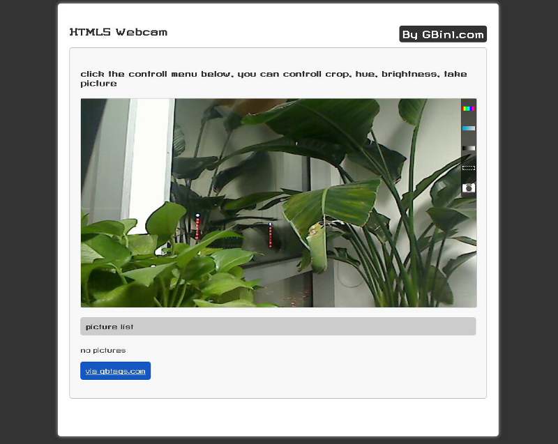 HTML5 webcam1