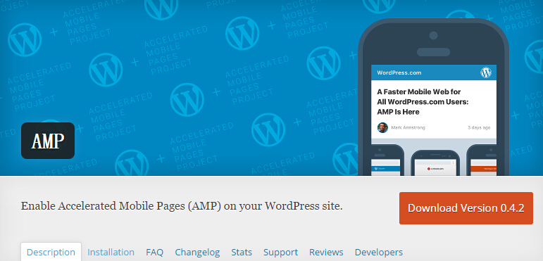 用谷歌的AMP给WordPress网站移动页面加速